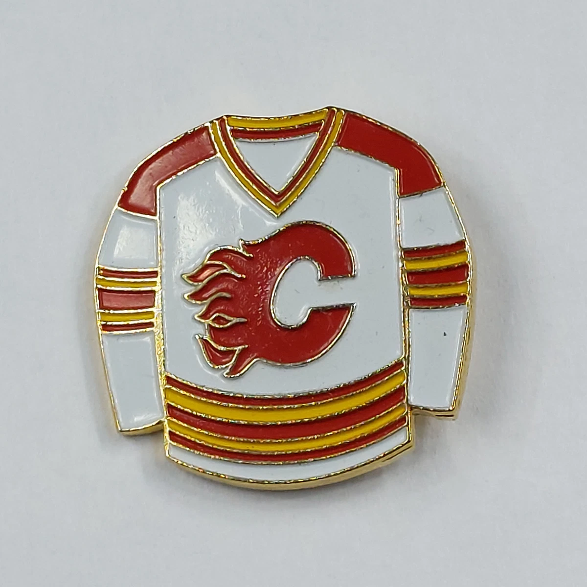 NHL National Hockey League Calgary Flames Alberta Away Jersey Pin