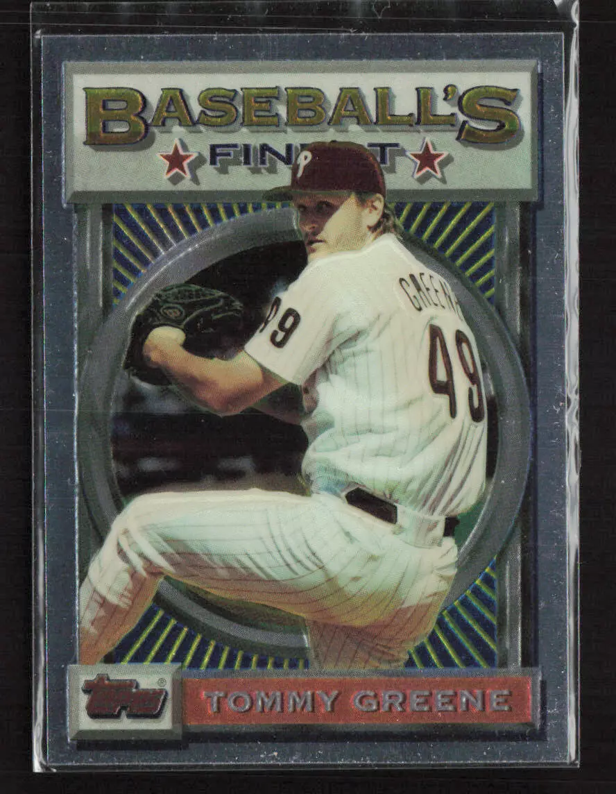 1993 Finest #149 Tommy Greene Philadelphia Phillies