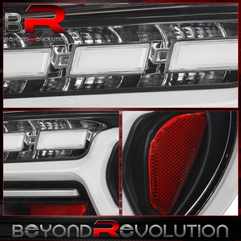 For 2013-2020 FR-S 86 BRZ LED Black Tail Light Brake Signal Lamps Assembly Clear - Image 3 of 4