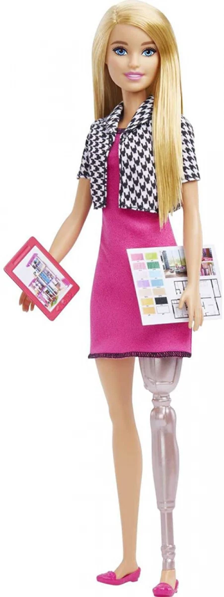 Prosthetic leg on sale barbie