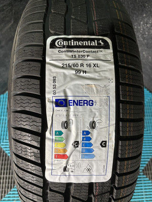 1xNeue Winterreifen Continental ContiWinterContact TS830P 215/60 R16	M+S 99H