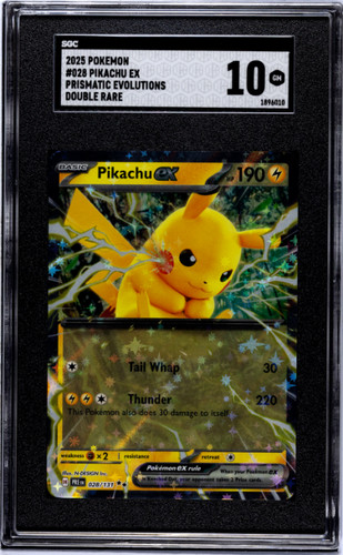 Pikachu ex graded SGC 10 for sale on eBay
