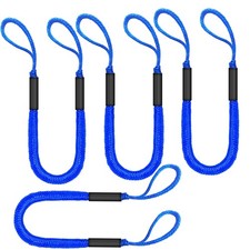 Bungee Dock Lines - Boat Accessories - 4 Feet Shock Cords Docking Rope Moorin...