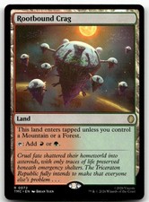 Rootbound Crag MTG Commander: Teenage Mutant Ninja Turtles 72 R NM