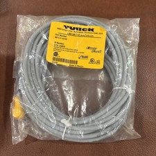 Turck WK 4.5T-10/S90 Eurofast M12 Right Angle Cordset 5 Wire 10m U99-15859