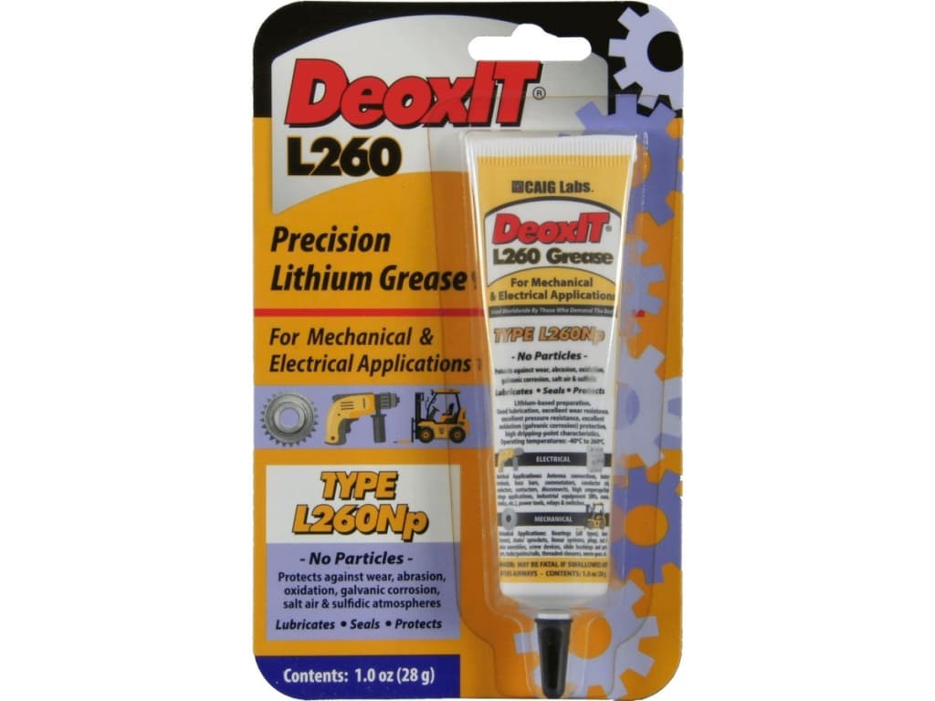 CAIG L260-N1 - DeoxIT Mechanical & Electrical Grease, No Particles, 28 gram