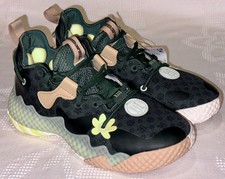 ADIDAS Harden Vol 6 Dark Green Yellow Basketball Shoes Sneakers NEW Youth Sz 4 5
