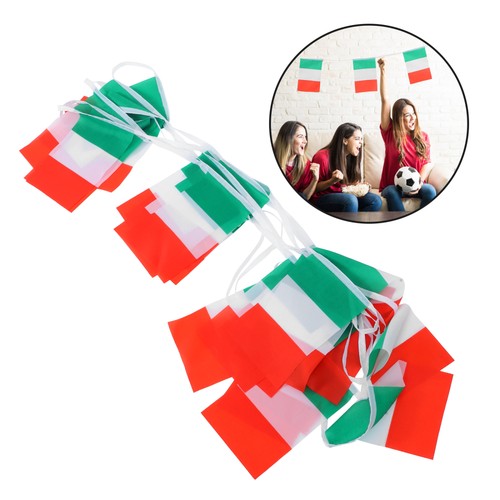 Fan-Flagge Italienische Dekorationen Partydekorationen Im Italienischen Stil - Bild 3 von 12