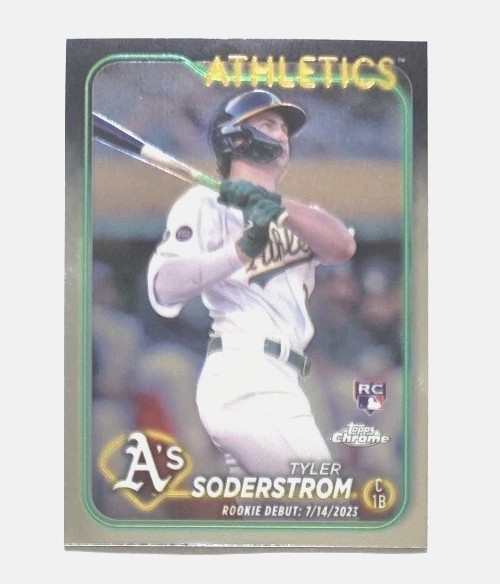 2024 Topps Chrome Update #USC22 Tyler Soderstrom RC (ATHLETICS)
