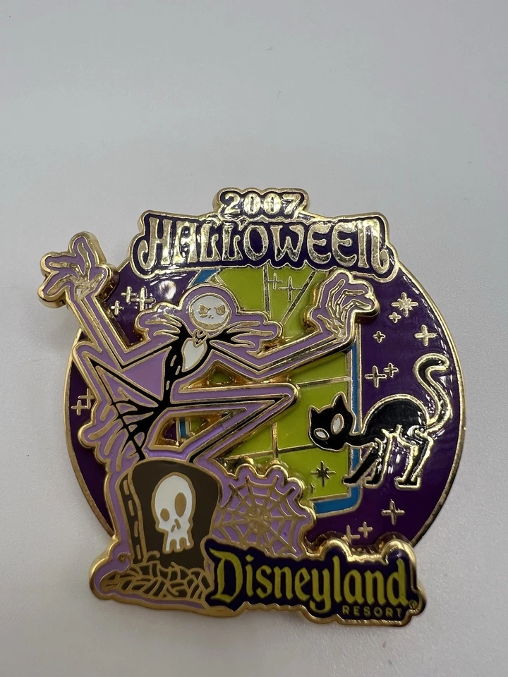 Prendedor Jack Skellington 2007 Disney Disneyland Halloween LE 1000 AP prueba de artista Foto 2 de 4