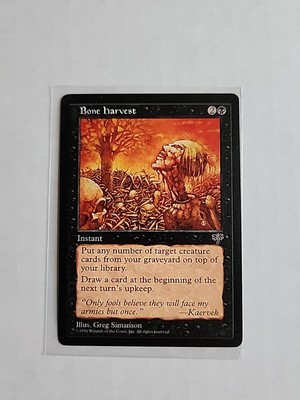 Bone Harvest - Mirage - MTG Magic - Common - Black Instant