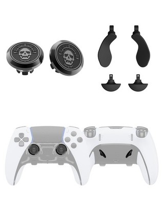 KD.FLY Metal Thumbsticks & Back Paddles for PS5 Edge Controller Joystick Repl...