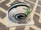 gilbert brown signed mini helmet Authenticated