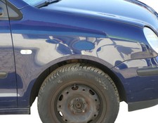 VW Polo 9N fender front right blue LB5N until approx. manufacturing year 2004