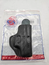 New Cebeci Leather Holster Glock 42 G42 OWB Clip right Hand Black