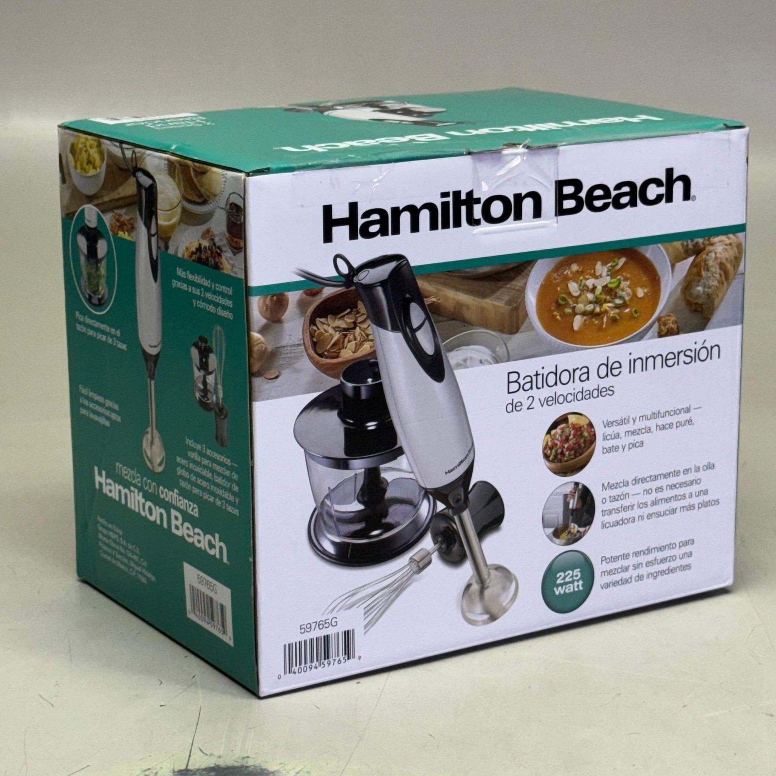 HAMILTON BEACH Electric Immersion Hand Blender With Handheld Blending Stick 2 Sp