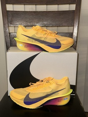 NEW NIKE AIR ZOOMX Vaporfly Next% 4 Sz 11.5 Laser Orange HF6414 800 Shoes