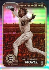 Christopher Morel 2024 Topps Chrome #292 Sepia Refractors Chicago Cubs