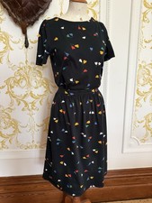 Vintage 1980s Summer T-shirt And Matching Skirt/ Suit By St Michael Size 10