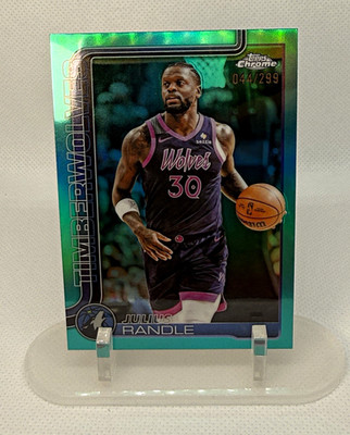 Topps 2024-25 Topps Chrome Julius Randle #52 Minnesota Timberwolves /299
