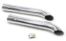 Patriot Exhaust Exhaust Side Pipe Roadster Steel Ceramic 3.5 Dia Inlet 26 Long