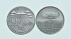 Lot 2 1 Oz Silver Rounds UFO Battle Los Angeles - UFO *117