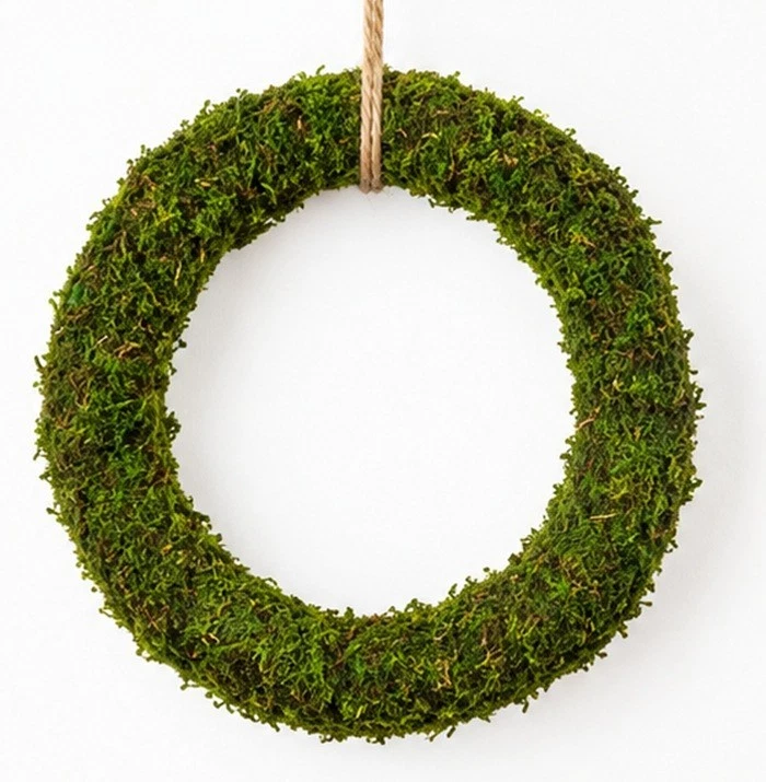 Mooskranz 30cm Türkranz Dekokranz Basteln Herbstdeko Kranz Deko Moos Hängekranz - Bild 1 von 1