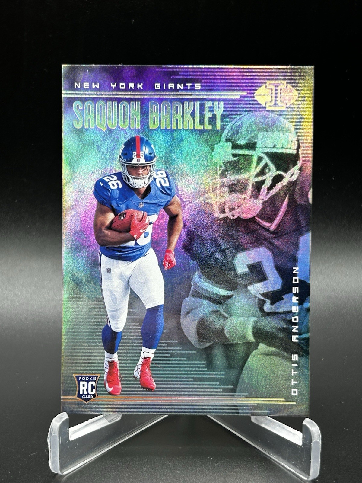 2018 Panini Illusions Football Base Card Rookie #38 Saquon BARKLEY RC