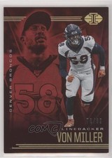 2020 Panini Illusions Trophy Collection Red 76/99 Von Miller #100 0r0y