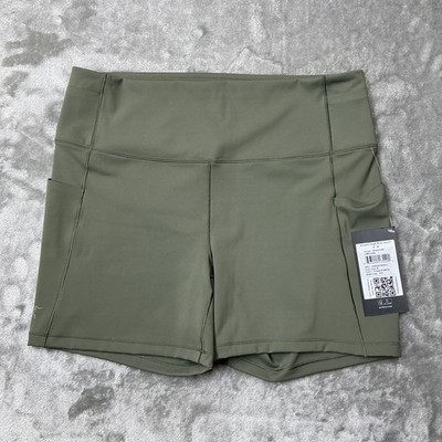 ARC'TERYX Essent High Rise Shorts Women's size 16  Pull On 5''  Forage athletic