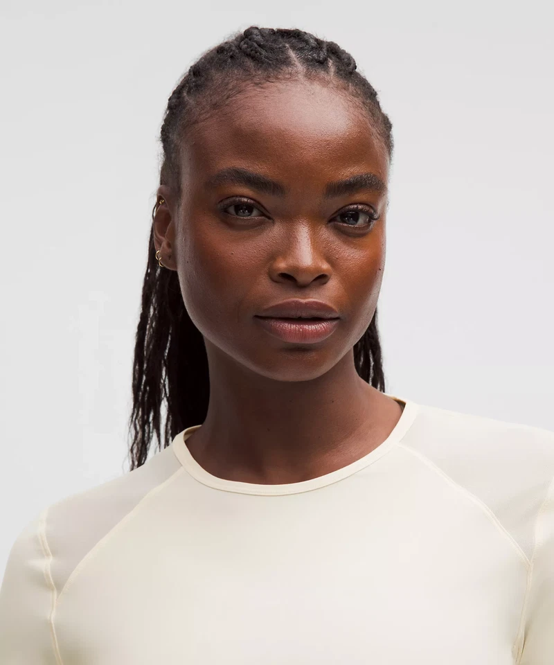 Nueva Camisa Lululemon Esculpida Ventilación Cruzada Manga Larga Para Mujer Talla 4 Nueva Con Etiquetas Foto 4 de 4