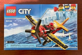LEGO City Race Plane 60144 Complete With Instructions 