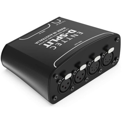 Enttec D-Split 70578, 4 Port DMX Isolated Splitter Repeater (3/5-Pin) (Open Box)
