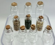 Dollhouse Miniatures Lot Spice Jars And Empty Jars