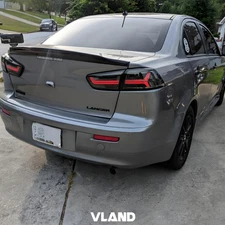 For Mitsubishi Lancer & EVO X 2008-2020 Smoked FULL LED Tail lights w/Sequential