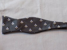 Masonic Square Compass Black Bowtie Tuxedo Fo...