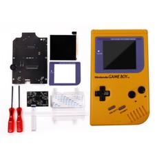 Light Purple Lens OSD Version Q5 RIPS LCD iPS Screen Kit w/ Shell For DMG GBO