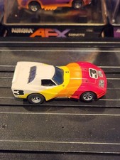Aurora AFX  1954 CHEVY CORVETTE GT 3 White Yellow Red HO Slot Car