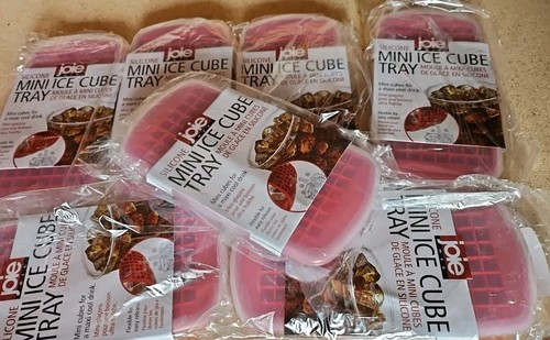 7 - JOIE SILICONE MINI ICE CUBE TRAY WITH LID Flexible Red - 第 1/3 張圖片