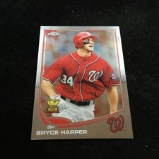 2013 Topps Chrome All-Star Rookie Gold Cup #220 Bryce Harper WAS Nationals