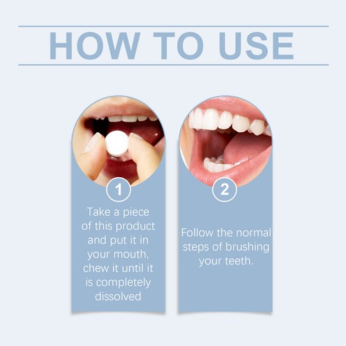 Chewable Toothpaste Tablets Toothpaste Tabs Eco & Travel Friendly appealing - Picture 6 of 12