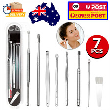 Ear Wax Remover Cleaner Spiral Safe Soft Tip Wax Removal Tool Cleaner Stainless