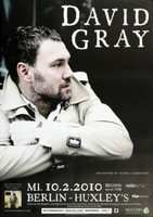 David Gray - Foundling, Berlin 2010 | Konzertplakat | Poster