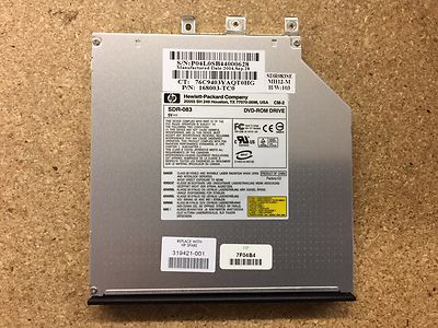 NEW HP ZE5000 Compaq 2100 2500  319421-001 SDR-083 DVD-ROM DRIVE 168003-TC0