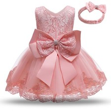 Girls Baptism Dress Princess Wear Girl Lace Christening Gown Baptism Clothes