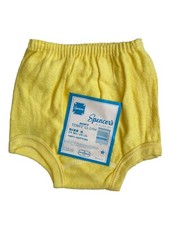 vintage spencer  s terry training pants baby toddler size 4 24 mos-28 lbs NOS