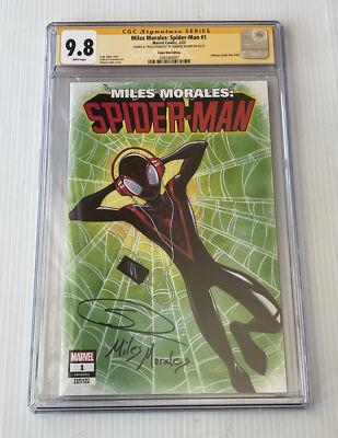 Shameik Moore Signed Miles Morales Spider-Man 1, Movie Variant