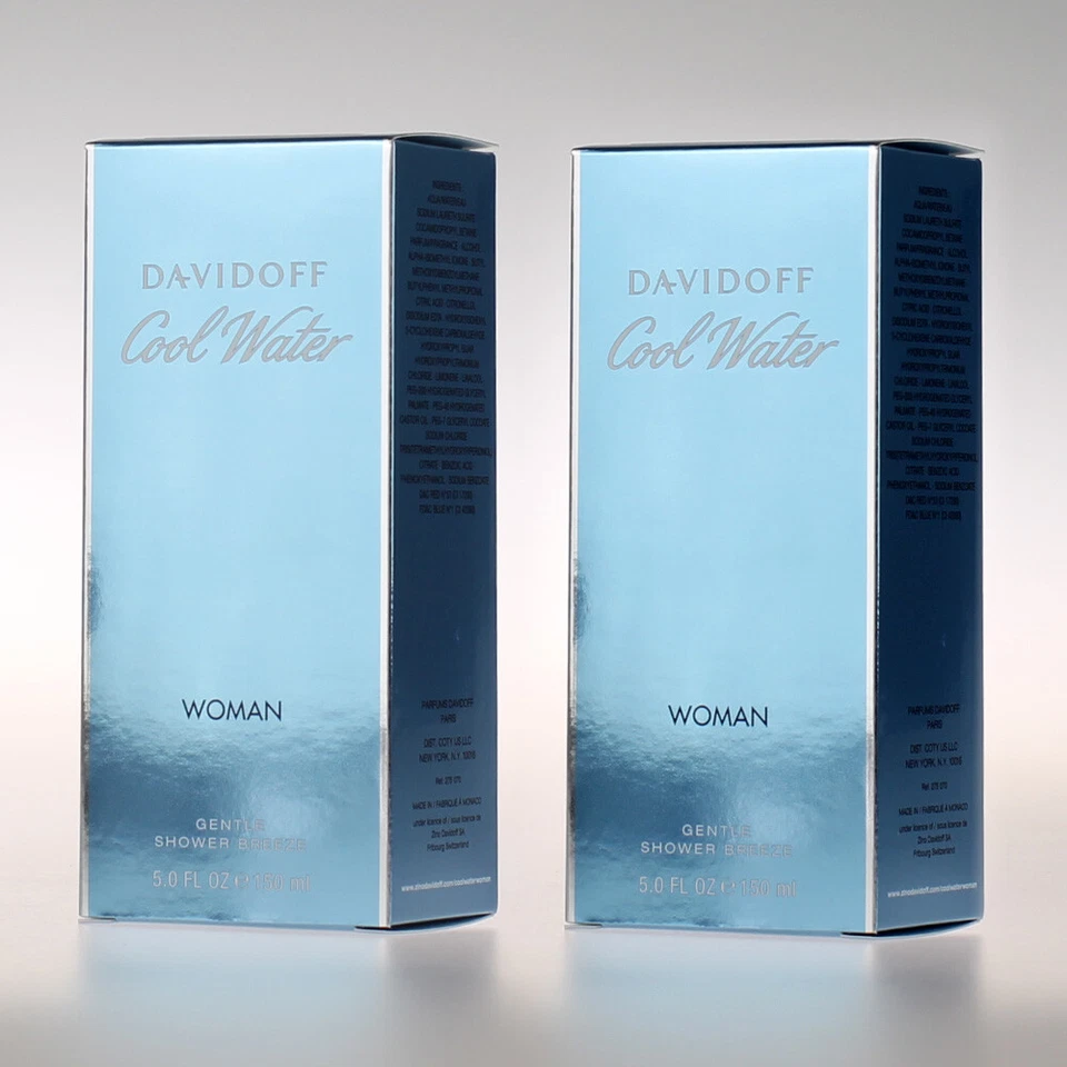 Davidoff Cool Water Women - Duschgel Shower Gel 150ml - 2x