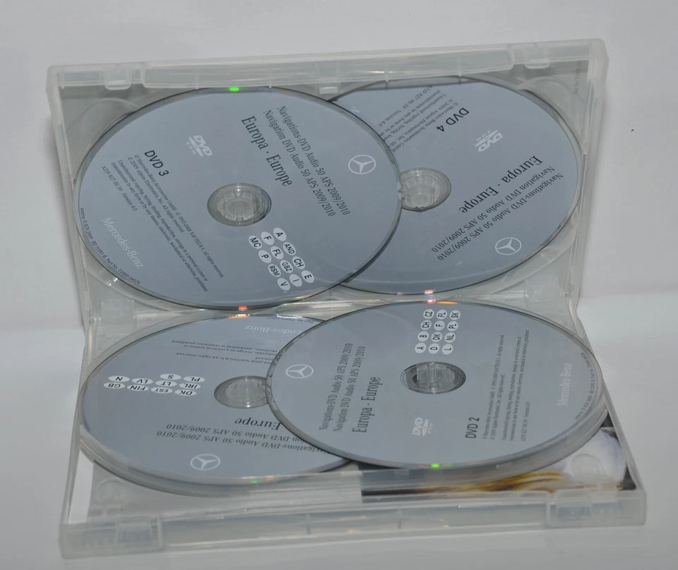 Mercedes-Benz Europa Navigation-DVD Audio 50 APS 2009/10 A2198270059 Original - Bild 2 von 4