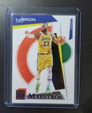 2020-2021 Court Kings LeBron James Maestros Violet Parallel /49 Lakers Insert 